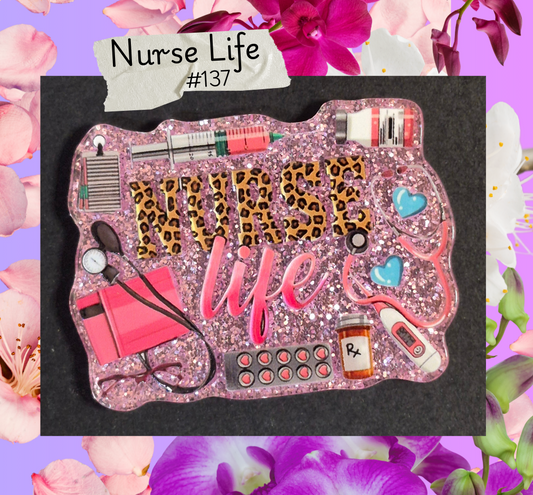 Acrylic Flatbacks - Nurse - #137
