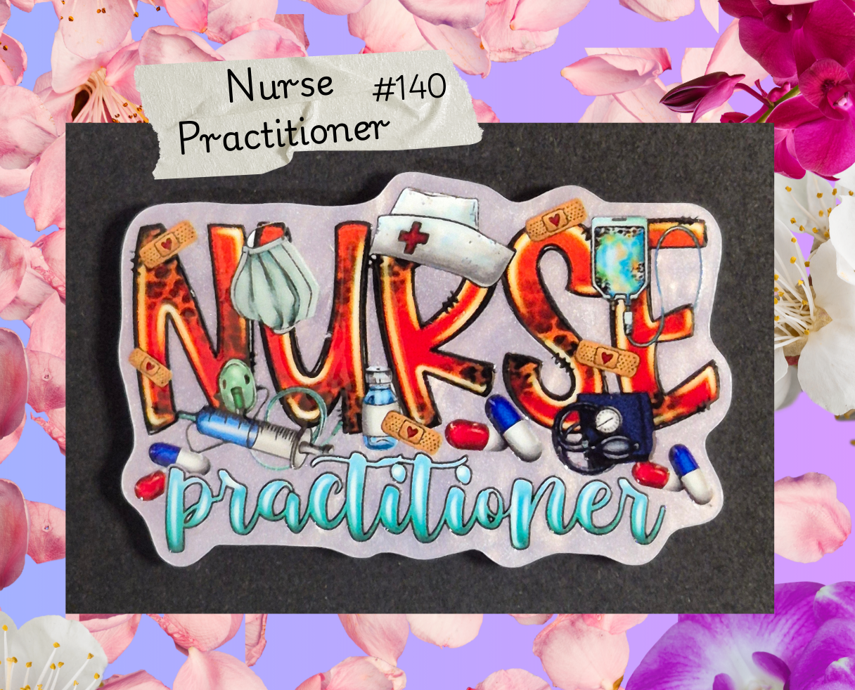 Acrylic Flatbacks - Nurse - #140