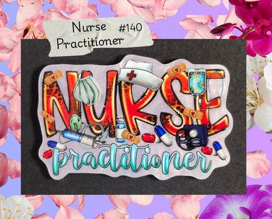 Acrylic Flatbacks - Nurse - #140
