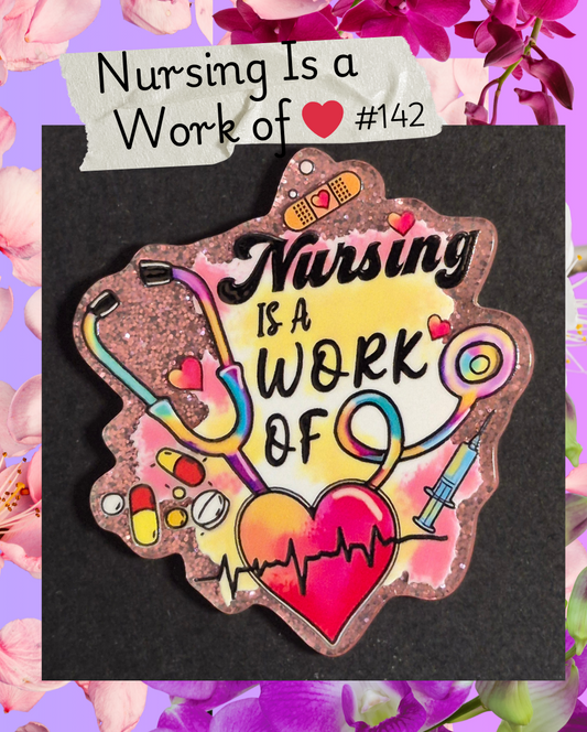 Acrylic Flatbacks - Nurse - #142