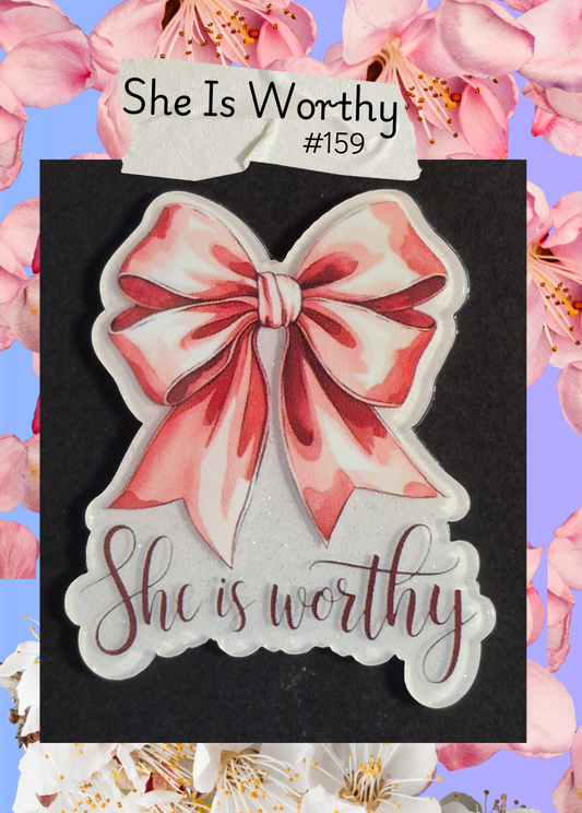 Acrylic Flatbacks - Medical Ribbons/ Ribbons/ Bows - #159