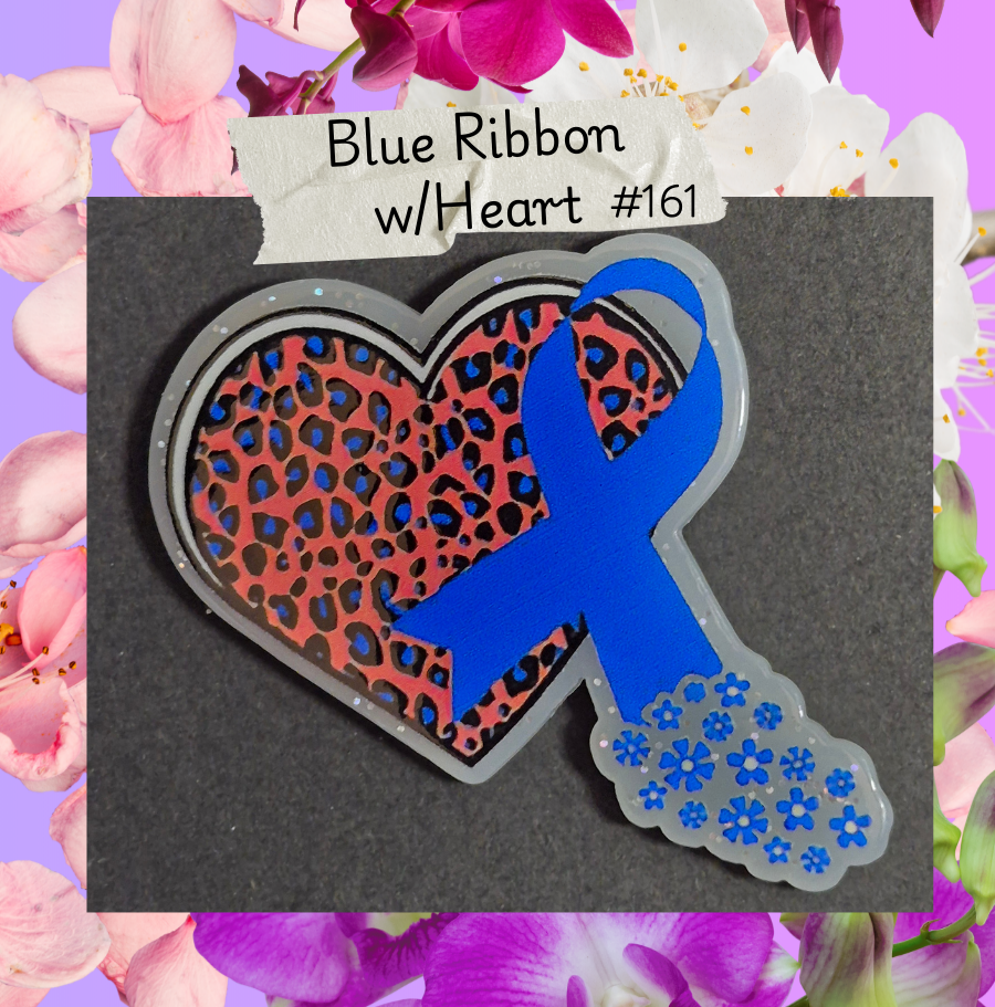 Acrylic Flatbacks - Medical Ribbons/ Ribbons/ Bows - #161