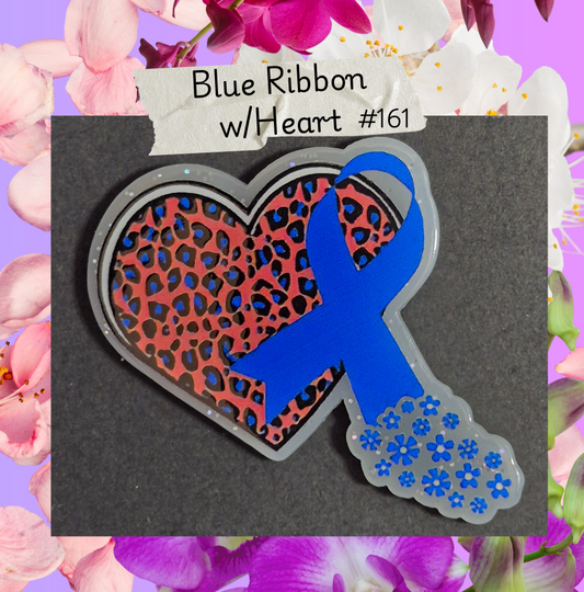 Acrylic Flatbacks - Medical Ribbons/ Ribbons/ Bows - #161