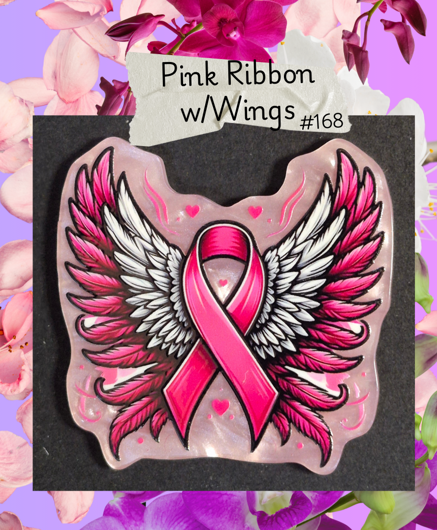 Acrylic Flatbacks - Medical Ribbons/ Ribbons/ Bows - #168