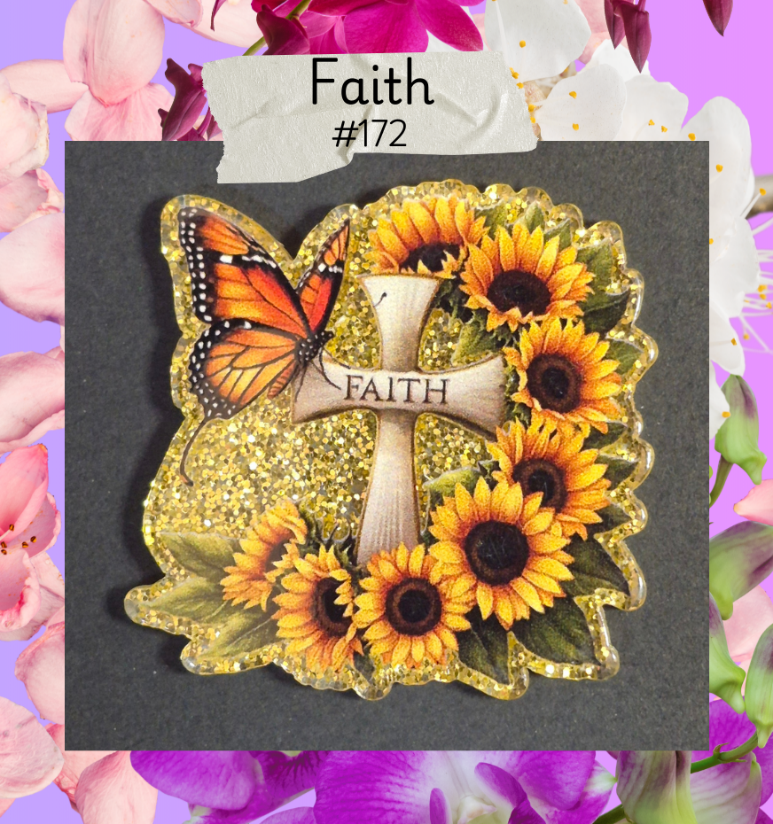 Acrylic Flatbacks - Faith & Religion - #172