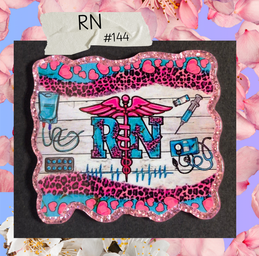 Acrylic Flatbacks - Registered Nurse - #144