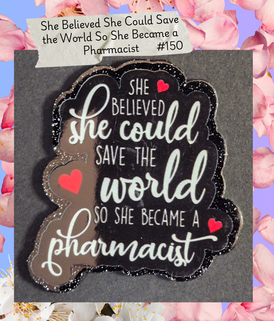 Acrylic Flatbacks - Pharmacist - #150