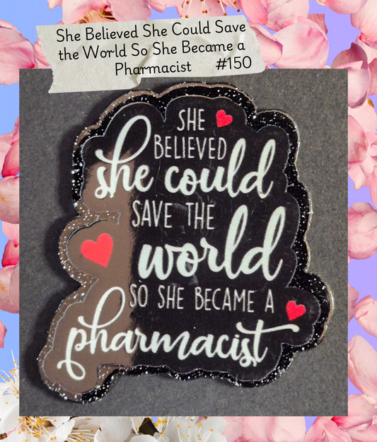 Acrylic Flatbacks - Pharmacist - #150