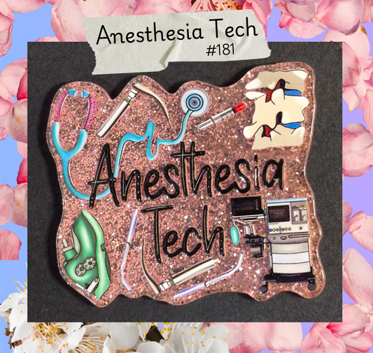 Acrylic Flatbacks - Anesthesia Tech - #181