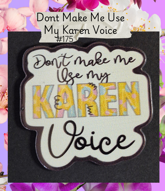 Acrylic Flatbacks - Sassy/ Fun/ Cussing - #175