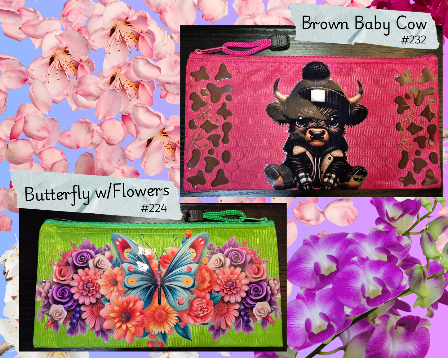 Bags/Pouches/Cases - Animals/Flowers/Insects