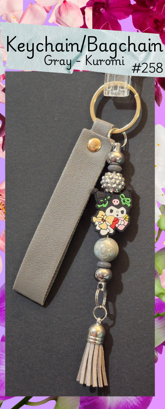 Keychain/ Phone chain/ Bag chain - Gray Sanrio - #258